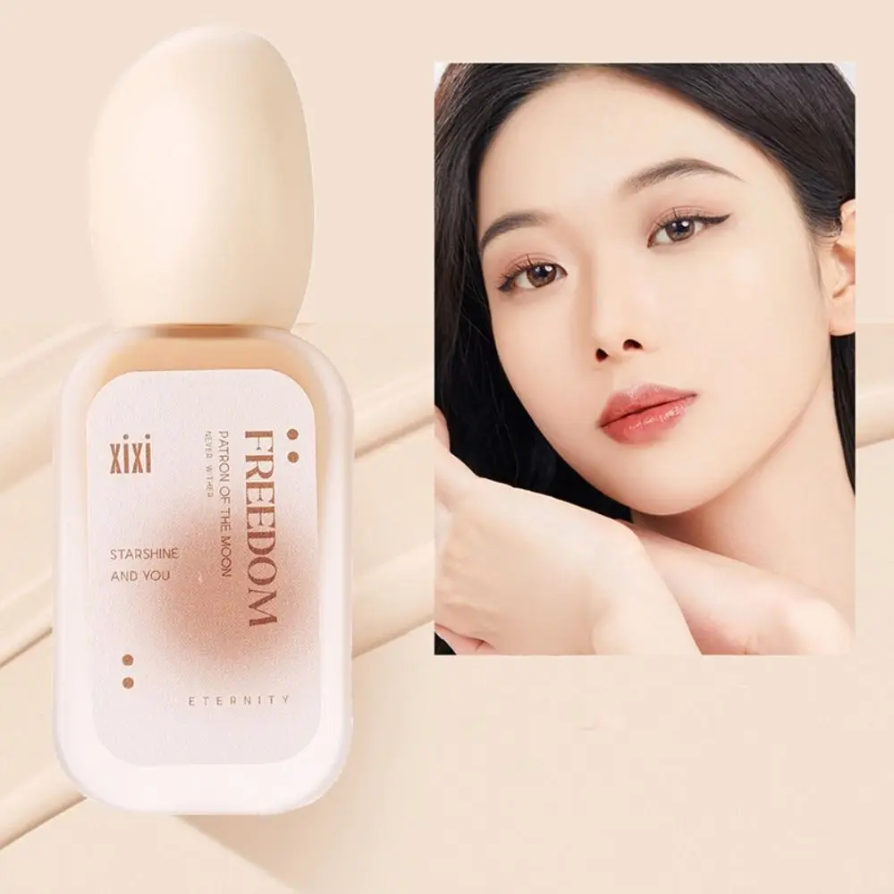 Long Lasting Liquid Foundation Non-Sticking Powder Sweatproof Moisturizing Concealer Lightweight Oil Control Face Base Cream