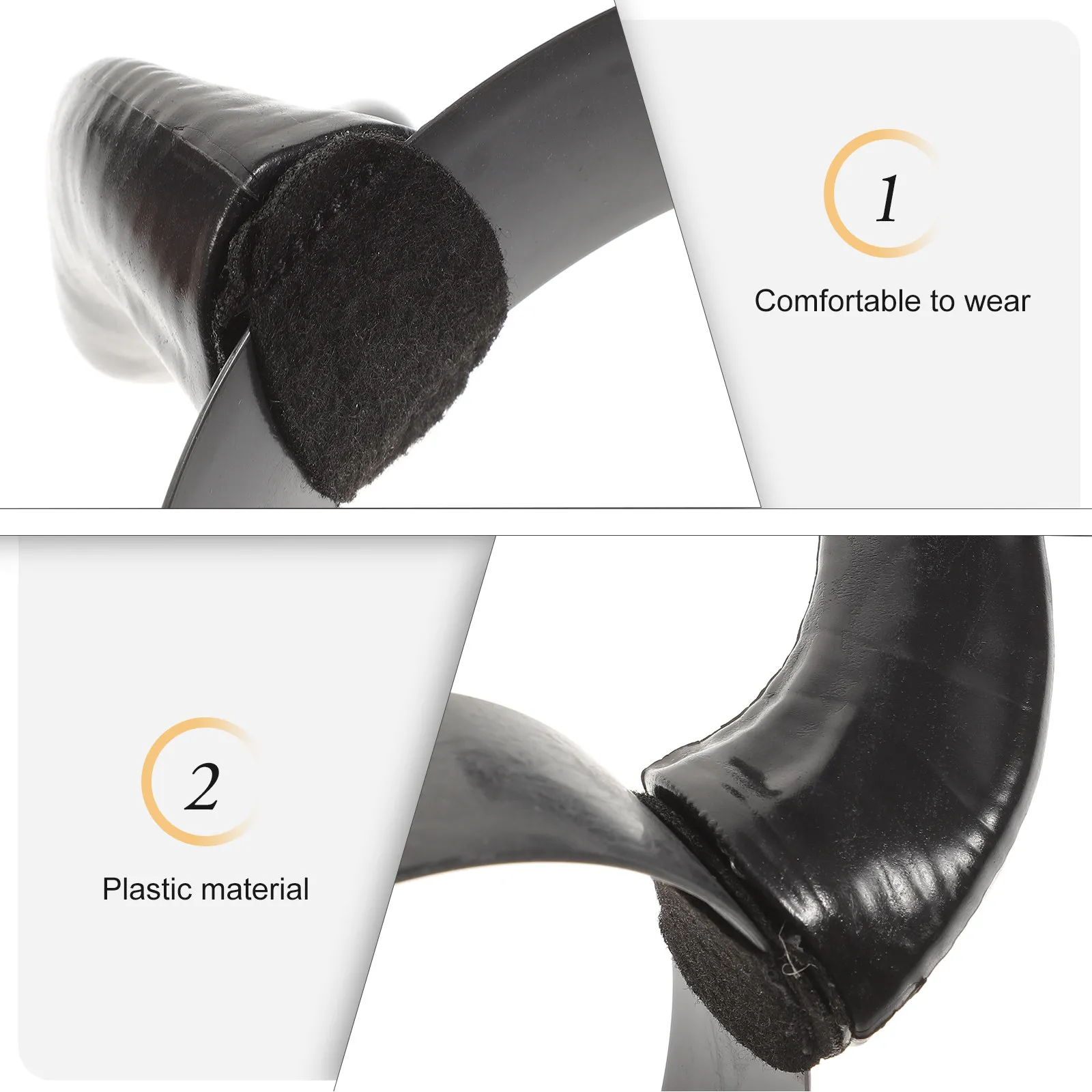 

Costume Party Hair Carnival Ox Horn Headdress Festival Hairband Durable Plastic Hair Hoop For Celebration Party Headdress Prop