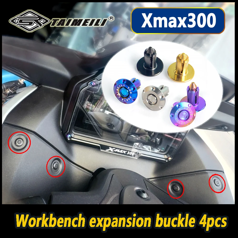 TAIMEILI titanium motorcycle alloy bolts are suitable for 2025 Yamaha XMAX300 lightweight modification corrosion N0.5