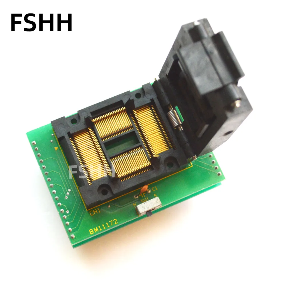 BM11172 مبرمج محول PM-RTC005-366A محول IC51-1004-814-1 QFP100 TQFP100 اختبار المقبس