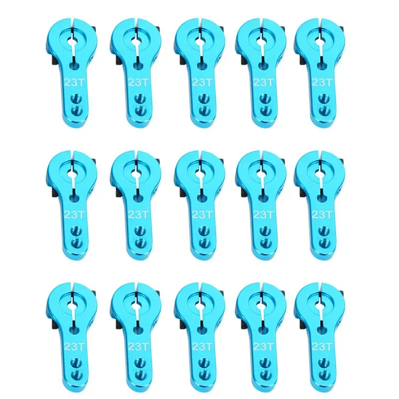 ABUM-15Pcs 23T Metal Servo Horn With Screws For 1/10 RC Car Parts Accessories