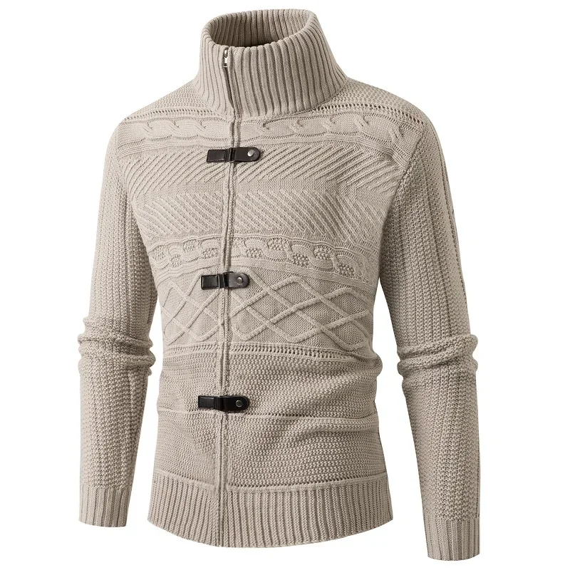 

Brand Clothing New Winter Warm Men Brand Casual Slim Fit Male Sweaters Cardigan Horns Thick Sweater Fashion Button Top Coat 3XL
