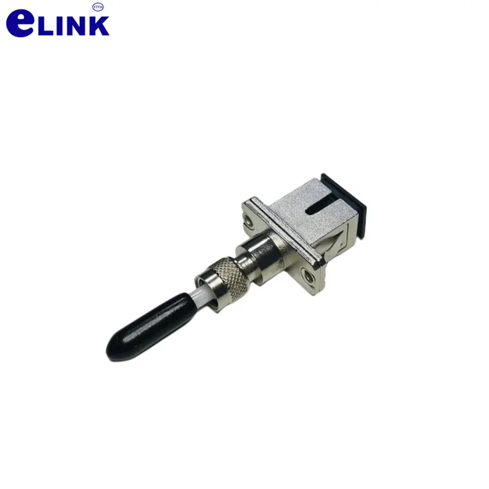 

SMA-SC fiber FM hybrid adapter SC female SMA905 male optical fiber connector metal optic coupler SM MM ftth ELINK 1 piece