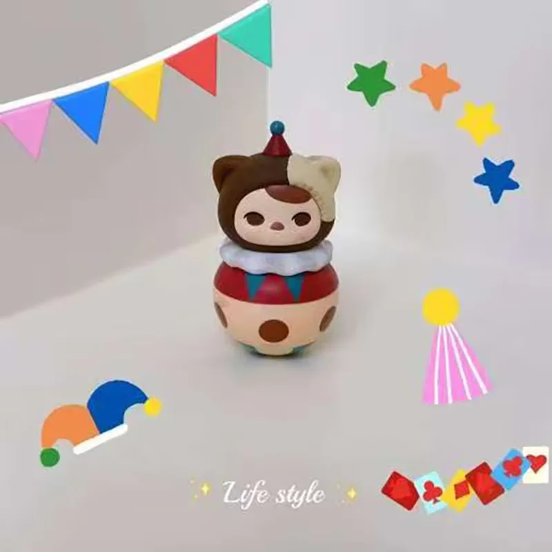 

Original Pucky Roly-Poly Kitty Series Blind Box Guess Bag Toys Doll Cute Action Anime Figure Desktop Ornaments Collection Gift