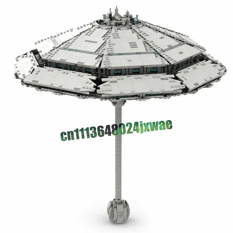 1851Parts Cloud City Project Building Blocks Sci-Fi Architecture Model DIY Assembly Creative Toy Collection Display Puzzle Gifts