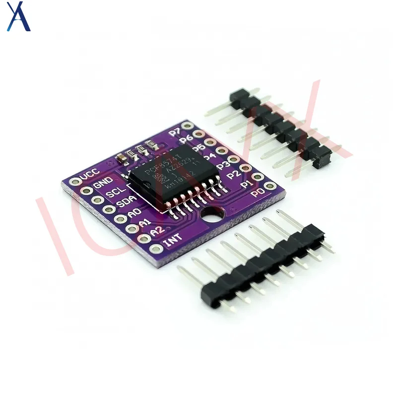 PCF8574 PCF8574T E/S pour interface de port I2C IIC, prise en charge de module étendu en cascade pour carte d'extension Arduino High Lo