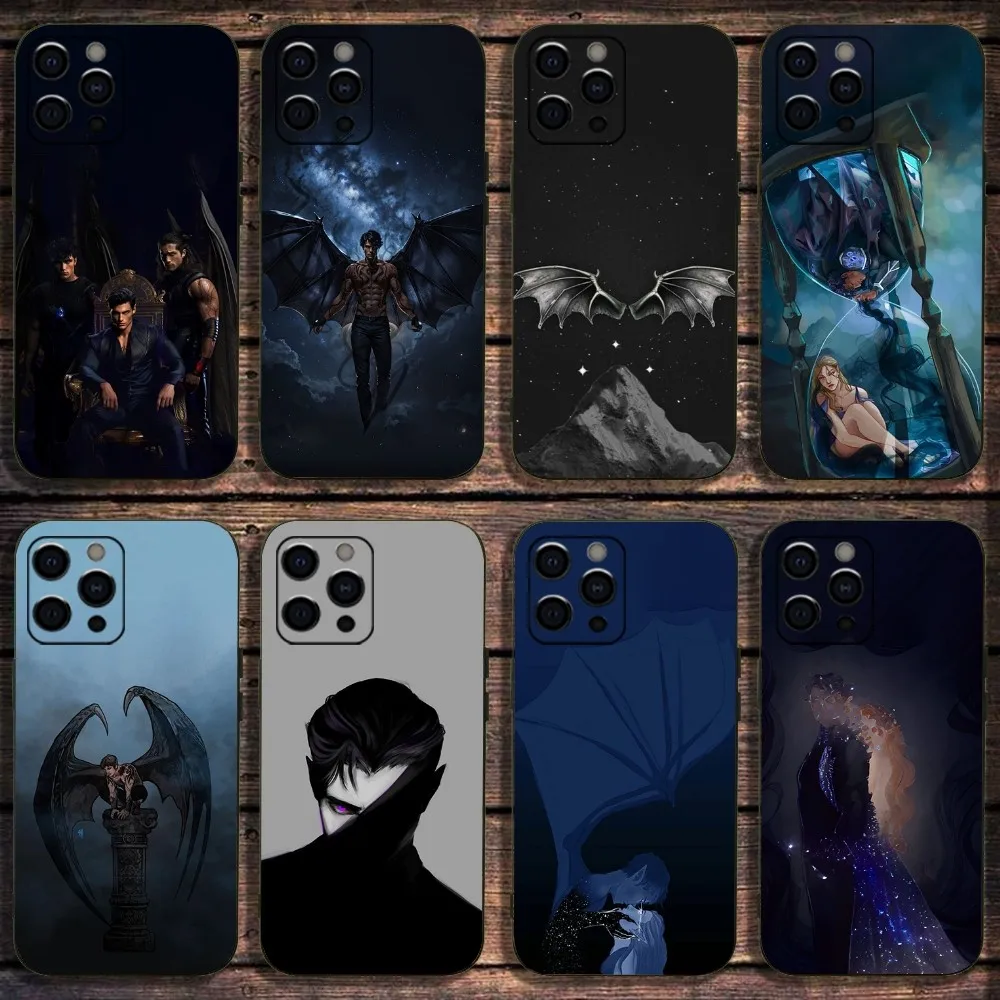 Acotar Court M-Mist and Fury Phone Case For Apple iPhone 15,14,13,12,11,Pro,X,XS,Max,XR,Plus,Mini Soft Black Cover