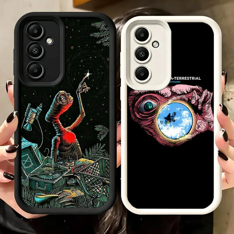 Э.Т. Чехол для телефона Extra-Terrestrial для Samsung A54 A53 A52S A14 A13 A12 A22 A23 A24 A32 A33 A34 Galaxy A04S A03S A02 A73 A72
