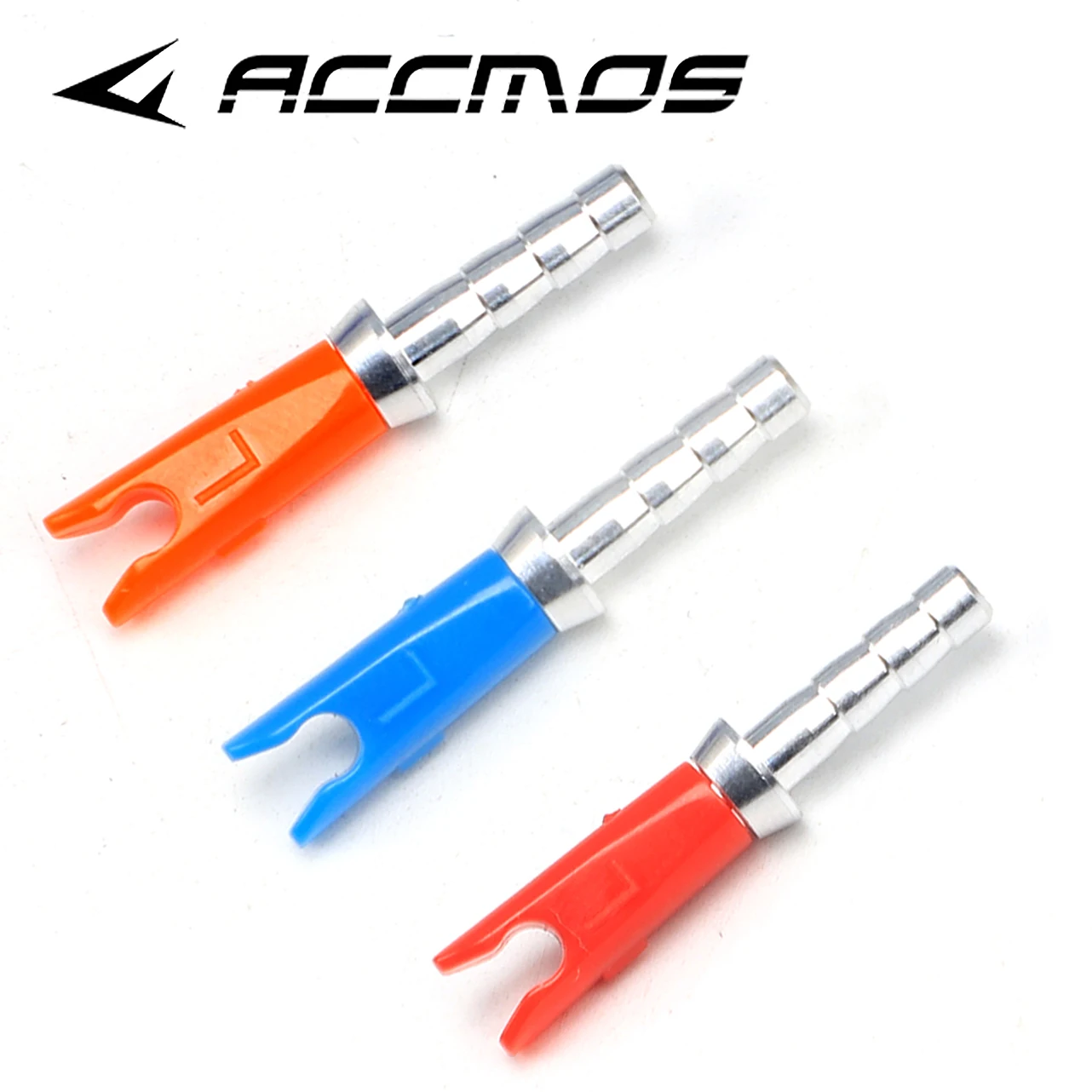 

24pcs/lot Plastic Arrow Nock size L+ Aluminum Nock Pin for Archery ID4.2mm/6.2mm Carbon Fiberglass Arrow Accessories