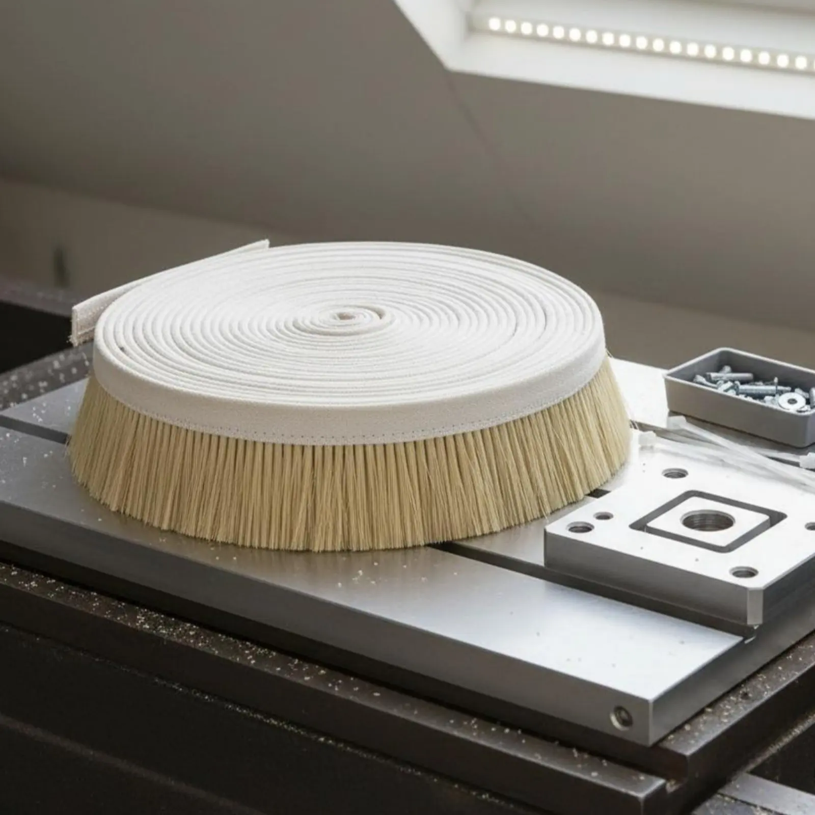 CNC Dust Shoe Brush Thickened Dust Cover Brush Long-Lasting Easy to Cut for Woodworking