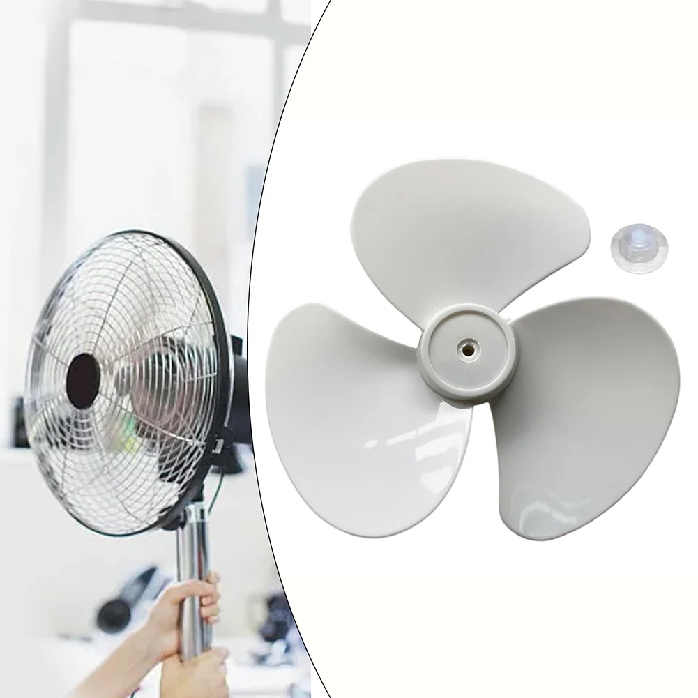High-Performance 12-Inch Three Leaves Fan Blade For Standing Pedestal Floor Wall / Table Cooling Fan Blade Accessories