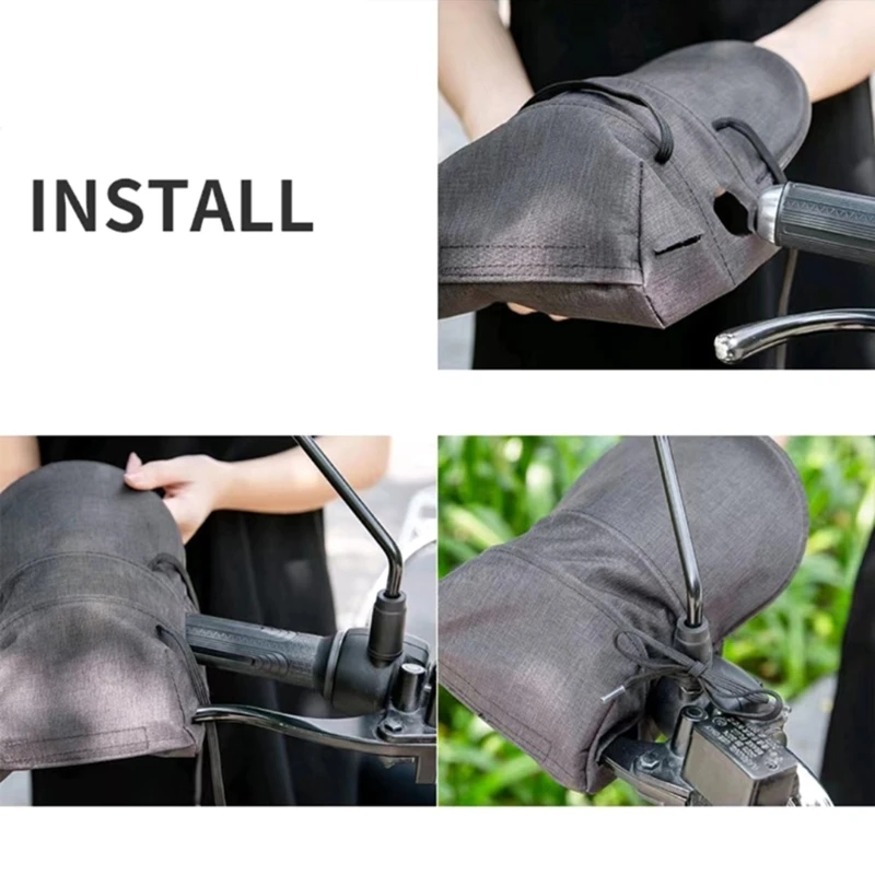 

Motorcycles Handlebar Gloves Summer Breathable Motorbike Mesh Gloves Handle Bar Hand Cover Sunscreen Muffs Drop Shipping