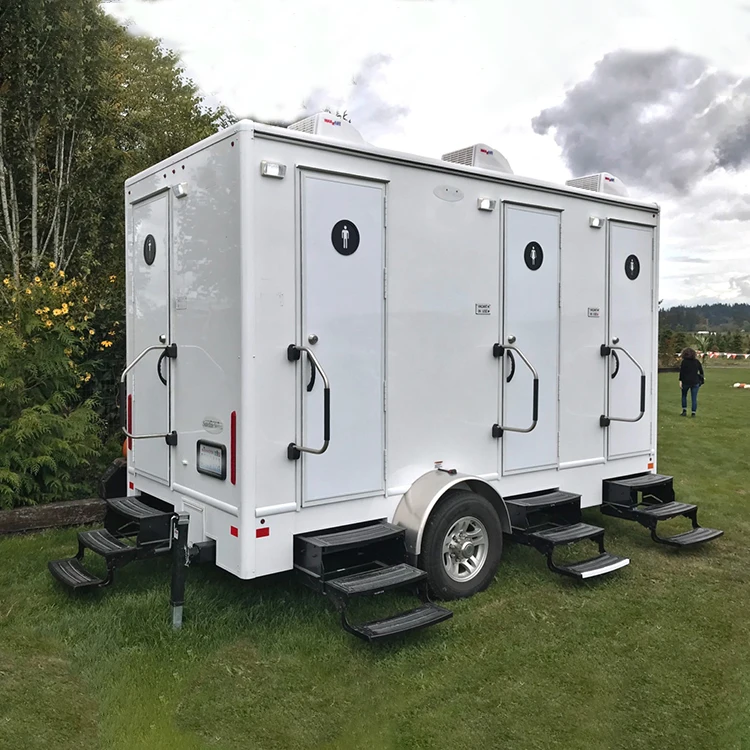 Il rimorchio esterno più venduto con bagno WC pubblico WC mobile per rimorchio