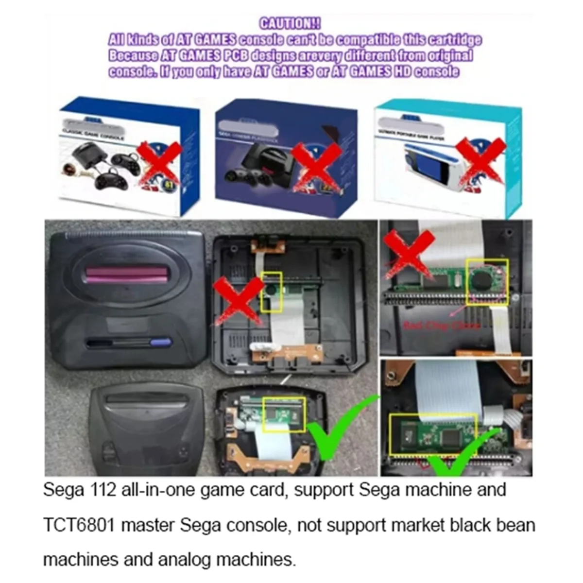 112ใน1ตลับเกม16บิตตลับเกมสำหรับ Sega MEGA megadrive Genesis ตลับเกมสำหรับ PAL และ NTSC