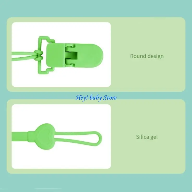 Q1FE Pacifier Clip Clip Thette Toine Lanyard Lanyard Dummy Orgmentizer Clip Math Thette Product
