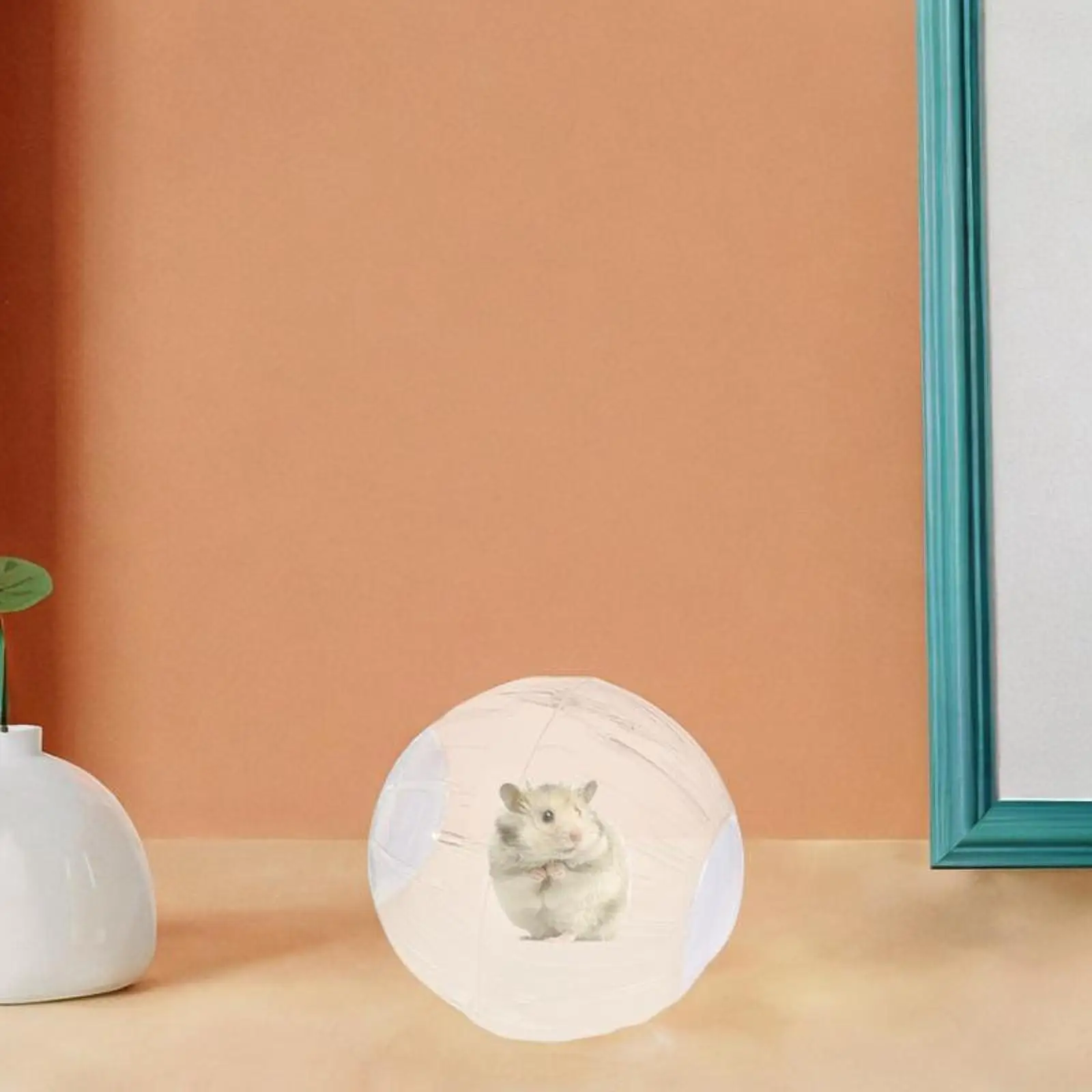 Hamster Running Wheel Transparent Silent Ball Toy for Dwarf Hamster Small Pet Cage Accessory