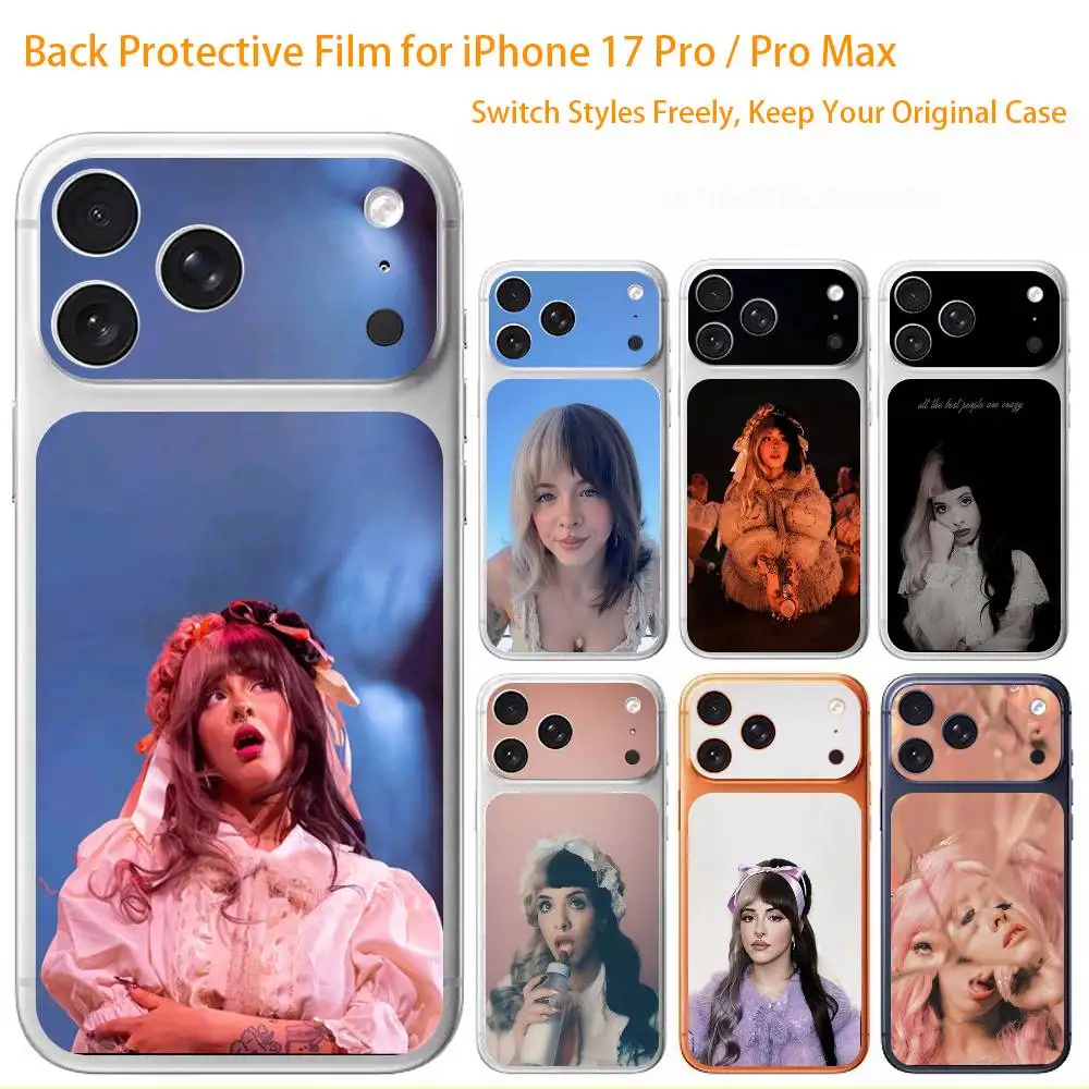 

Singer M-Melanie M-Martinez Premium Skin Wrap for iPhone 17 Pro/Max, Back Frame Camera Protective Decal (Not Case)