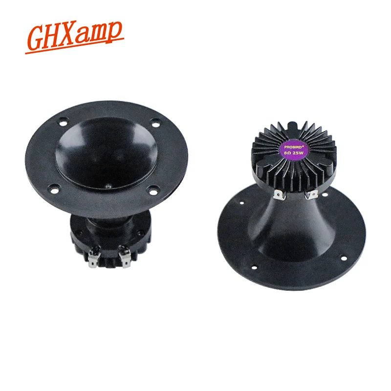 GHXAMP 25W 25Core Titanium Film Neodymium Speaker 4 inch 107MM Sound Column Tweeter Swallow Guide Waterproof 1.8K-18KHz