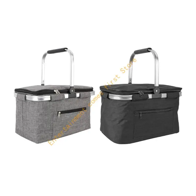 

Water Resistant Camping Basket with Insulated Compartment and Foldable Design Fabric Texture for Group Gatherings 55KD