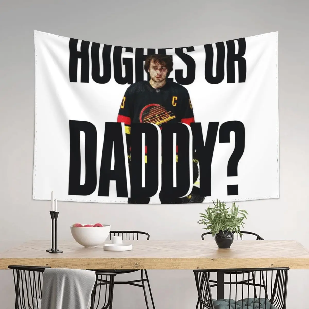 

Quinn Hughes ur Daddy Flag Poster Tapestry Room Decoration Accessories Outdoor Decoration Tapestry