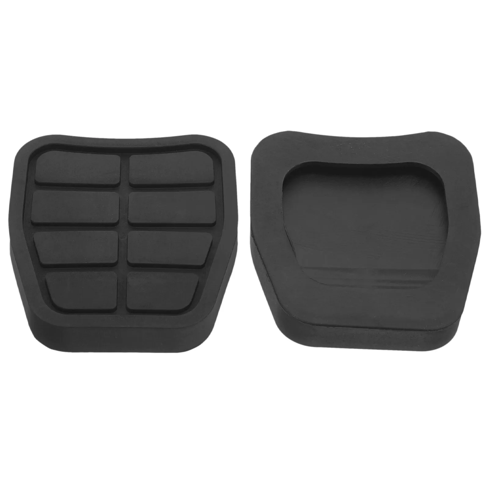 1Pair Clutch Pedal Pad Rubber Brake Pedal Pad Replacement for Cars Direct Fit Long Braking Performance Secure
