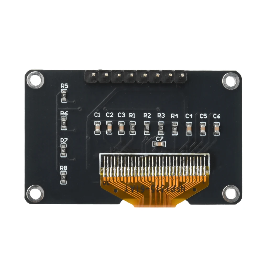 0,96-inch OLED-display IIC wit/blauw 12864 met 4 knoppen SSD1306 SSD1315 OLED I2C-display voor Arduino LCD-schermkaart