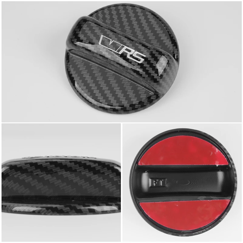 Car Fuel Tank Cap Carbon Fiber Petrol Box Cover Accessories For Skoda VRS Octavia A5 A4 RO Kodiaq Elroq Kylaq Kamiq Enyaq view 5