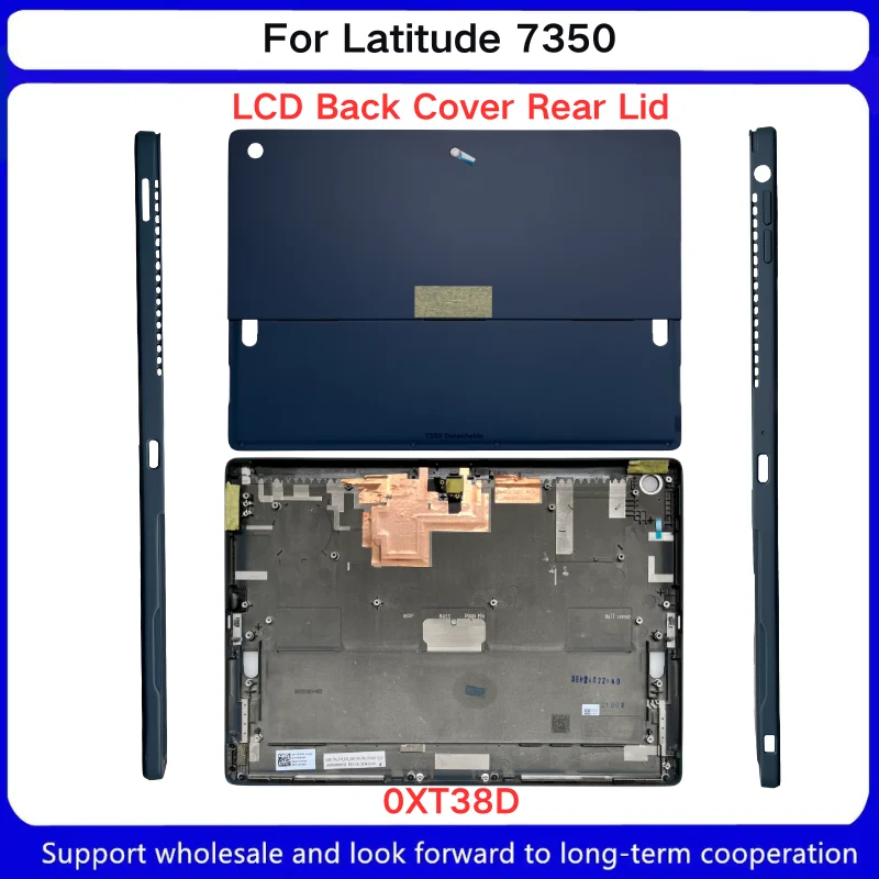 Tampa traseira LCD destacável para Latitude 7350, rio azul, 0XVW95, 0X97R9, novo