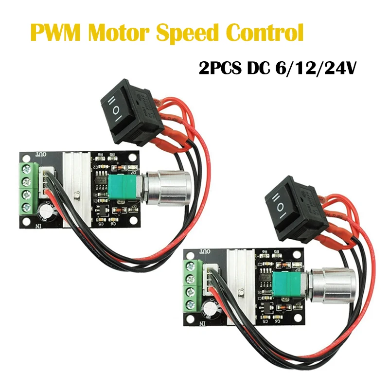 PWM Motor Speed Controller DC Motor Forward Reverse Regulator Adjuatable Governor Switch 6V 12V 24V 28V DC 3A