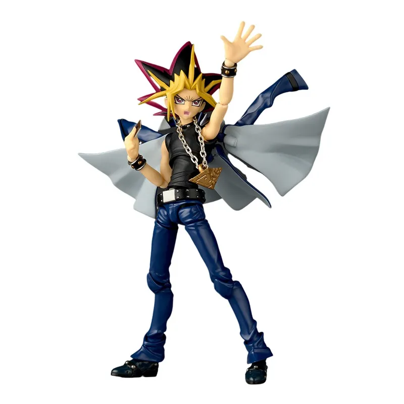 

Revoltech Anime "Yu-Gi-Oh! Duel Monsters" Yami Yugi Original genuine PVC Action Anime Model Toys Figure Collection Doll Gift