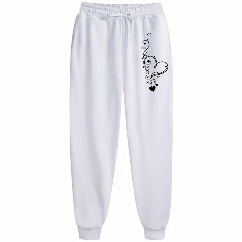 Fashion Women Full Sportswear Pants Casual Elastic Cotton Womens Fitness Workout Pants Skinny Sweatpants Trousers Jogger Pants
