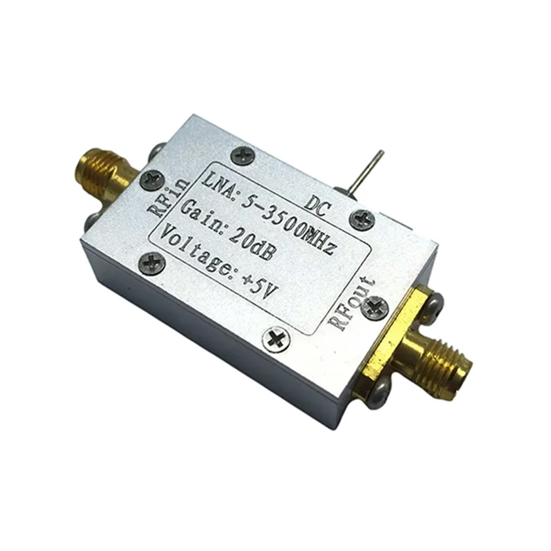 Rf Wideband Low Noise Amplifier 5-3500Mhz Gain 20Db High Frequency Amplifier