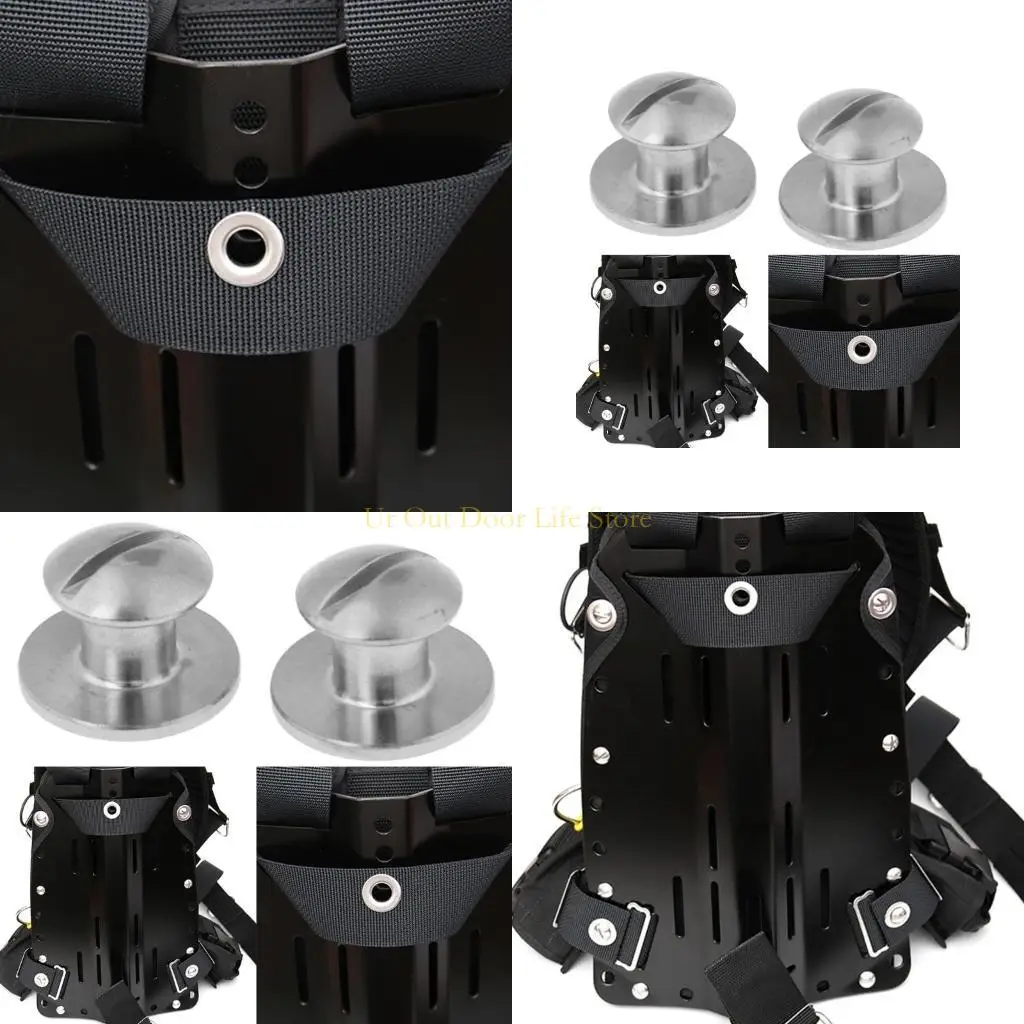 

77UF 2 шт. Крепежные винты задней панели для дайвинга из нержавеющей стали для снаряжения для дайвинга, M7x10 мм