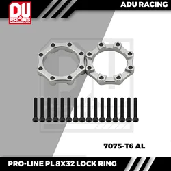 ADU RACING 7075-T6 Wheel Adapter locking ring 3.8 Inch 8x32 to17mm Wheel Adapter for PL ProLine 3.8 Wheel