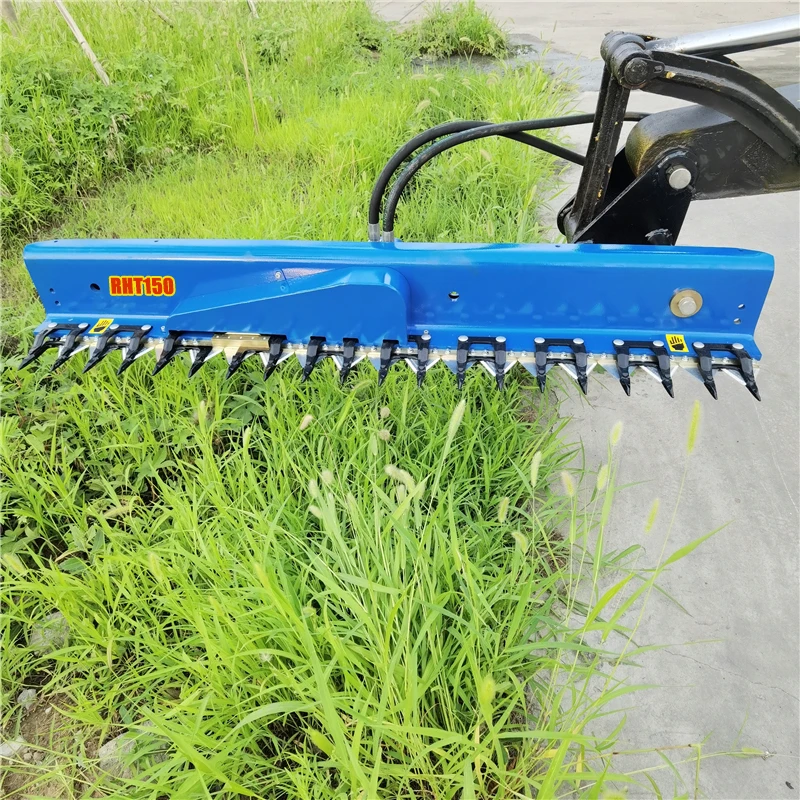 excavator hedge trimmer blade grinder long distance hydraulic agricultural hedge trimmer