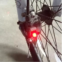 Waterproof Bike Brake Light Bicycle Mount Safety Tail Rear Light LED High Brightness Red LED Lamp Cycling Accessories