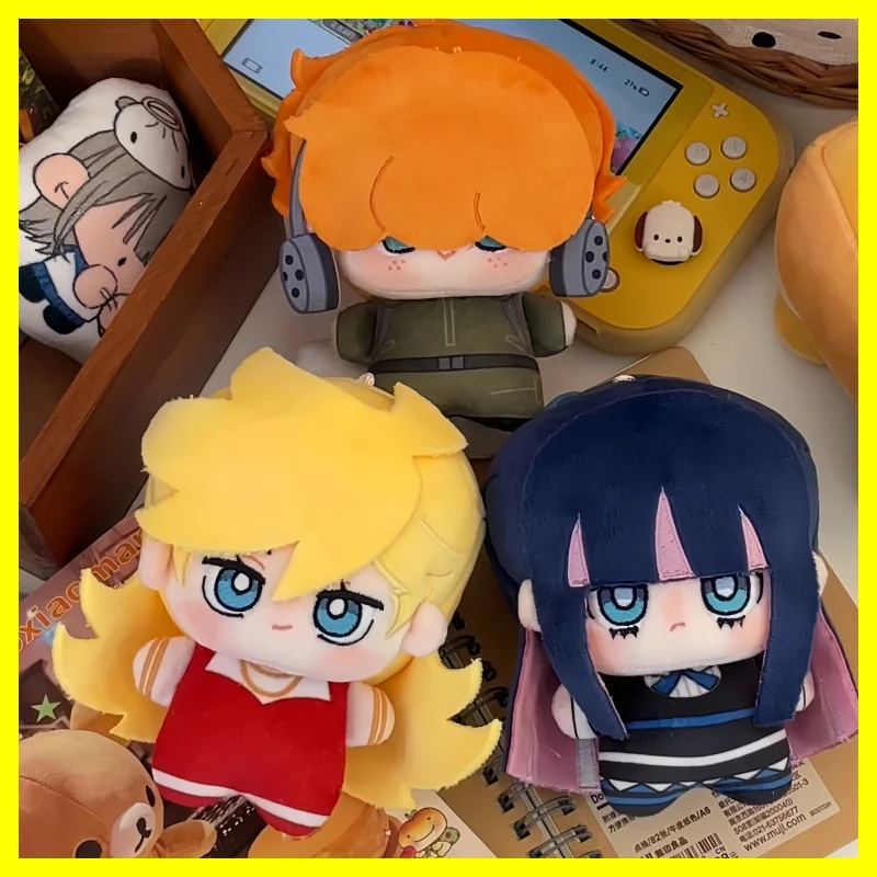 

Hot Cotton Doll Plush Toy Animal Panty & Stocking With Garterbelt Cute Brief Design Collectible Gift For Anime Fans