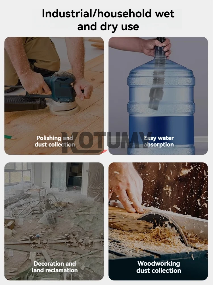 Staubsauger Mehrzweck Staubsammler Vakuumfilter für Holzbearbeitung Zyklon Separator Staubabsauger