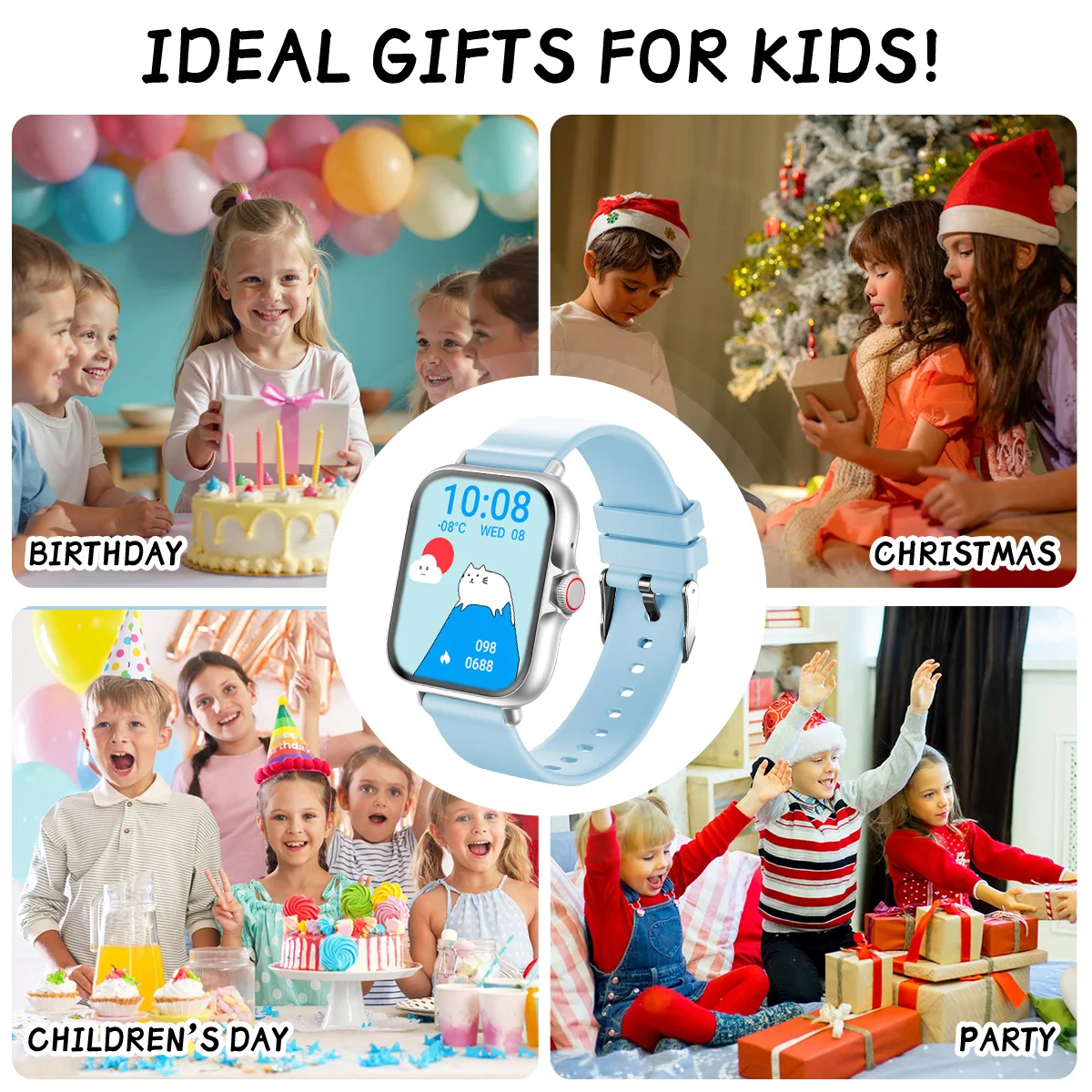 2026 Smartwatch voor kinderen  - Kids Education Calculator recensie en prijs