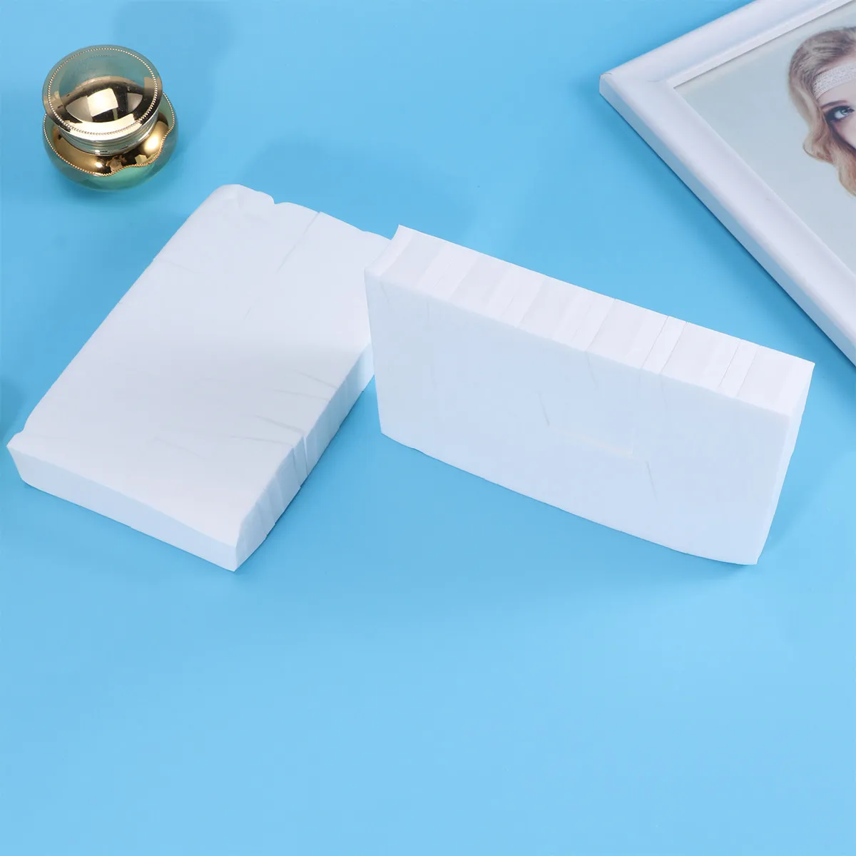 48pcs Foundation Sponge Natural Makeup Puff For All Skin Types Facial Cleaning Tool Cosmetics Wedge Face Sponge