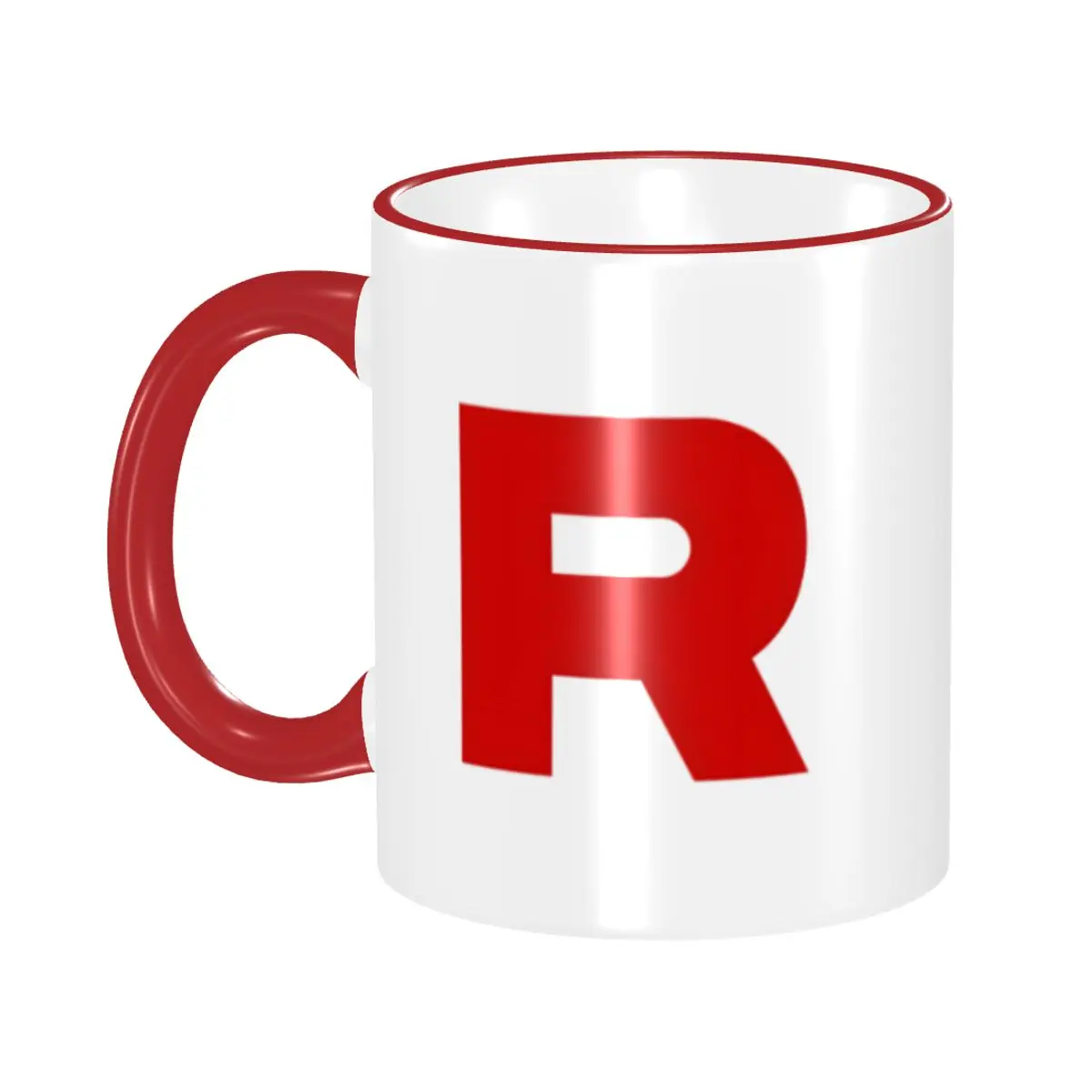 T-Teams R-Rocket Cartoon Coffee Mugs DIY Anime Ceramic Milk Tea Cups