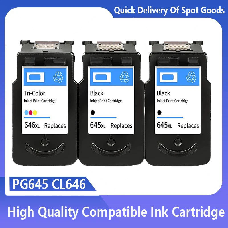 PG645 CL646 PG645XL CL646XL Remanufactured Ink Cartridge for canon Pixma MG2460 2560 MX496 TS206 306 3160 3465 Printer