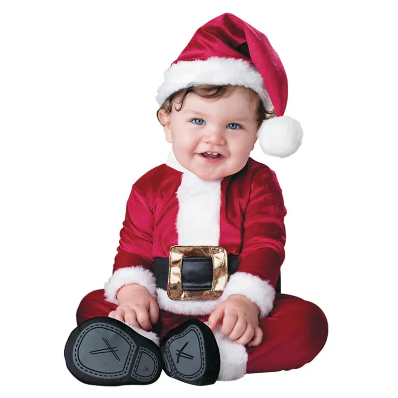 2023 Santa Baby Costume Infant Snowman Costume Christmas Elf Toddler Costume Happly New Year Santa Claus Cosplay New Arrival