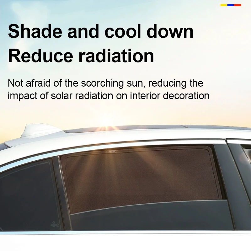 ظلال الشمس ل Volkswagen VW ID4 ID.4 2021 2022 2023-2025 ظلال الشمس المغناطيسي العزل الحراري نافذة قناع اكسسوارات السيارات #2