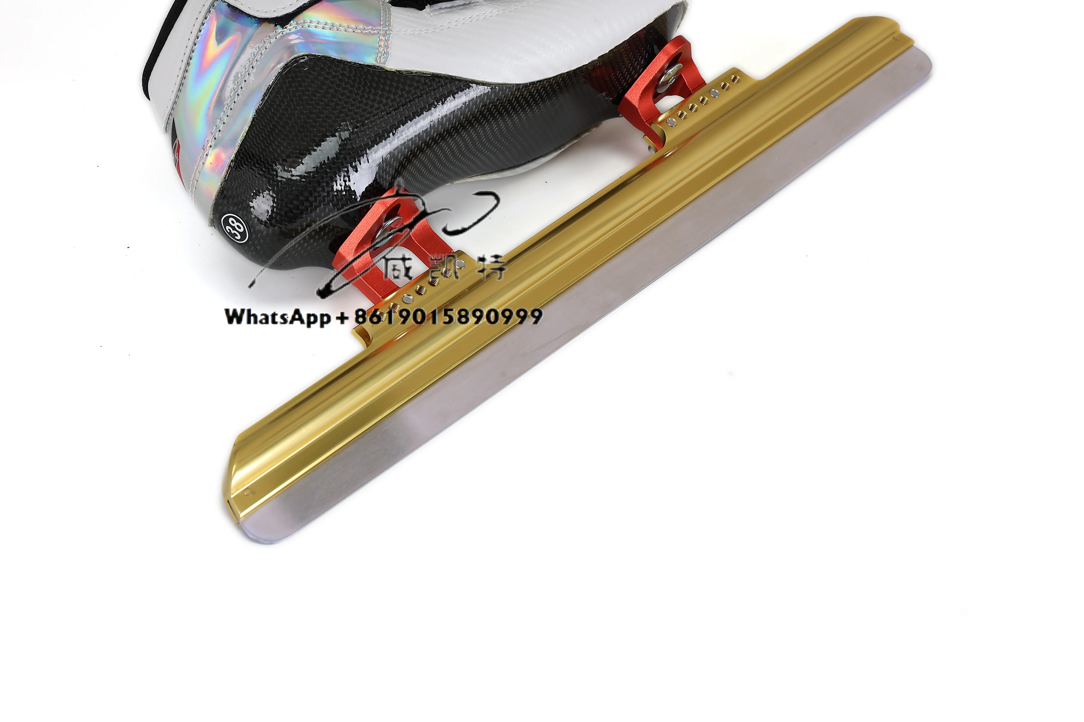 أحذية تزلج على الجليد من ألياف الكربون ذات مسار قصير من ألياف الكربون للرجال والكبار أحذية تزلج سرعة السباق