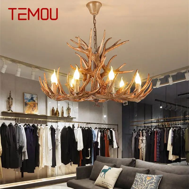 

TEMOU Contemporary Light Pendant Lamp LED Creative Design Chandeliers for Modern Home Dining Room Aisle Decor