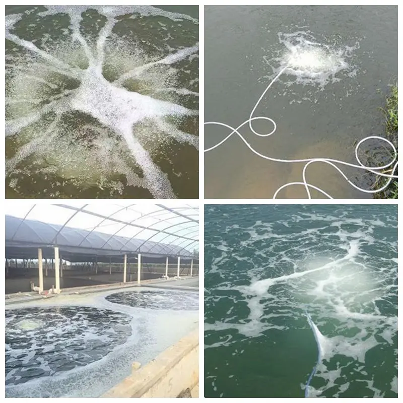 1/3/5m Aeration Rubber Tube Oxygen Pump Hose Micro Porous Nano Aeration Tube Fish Pond Oxygenation Tube Aerator Diffuser Pipe