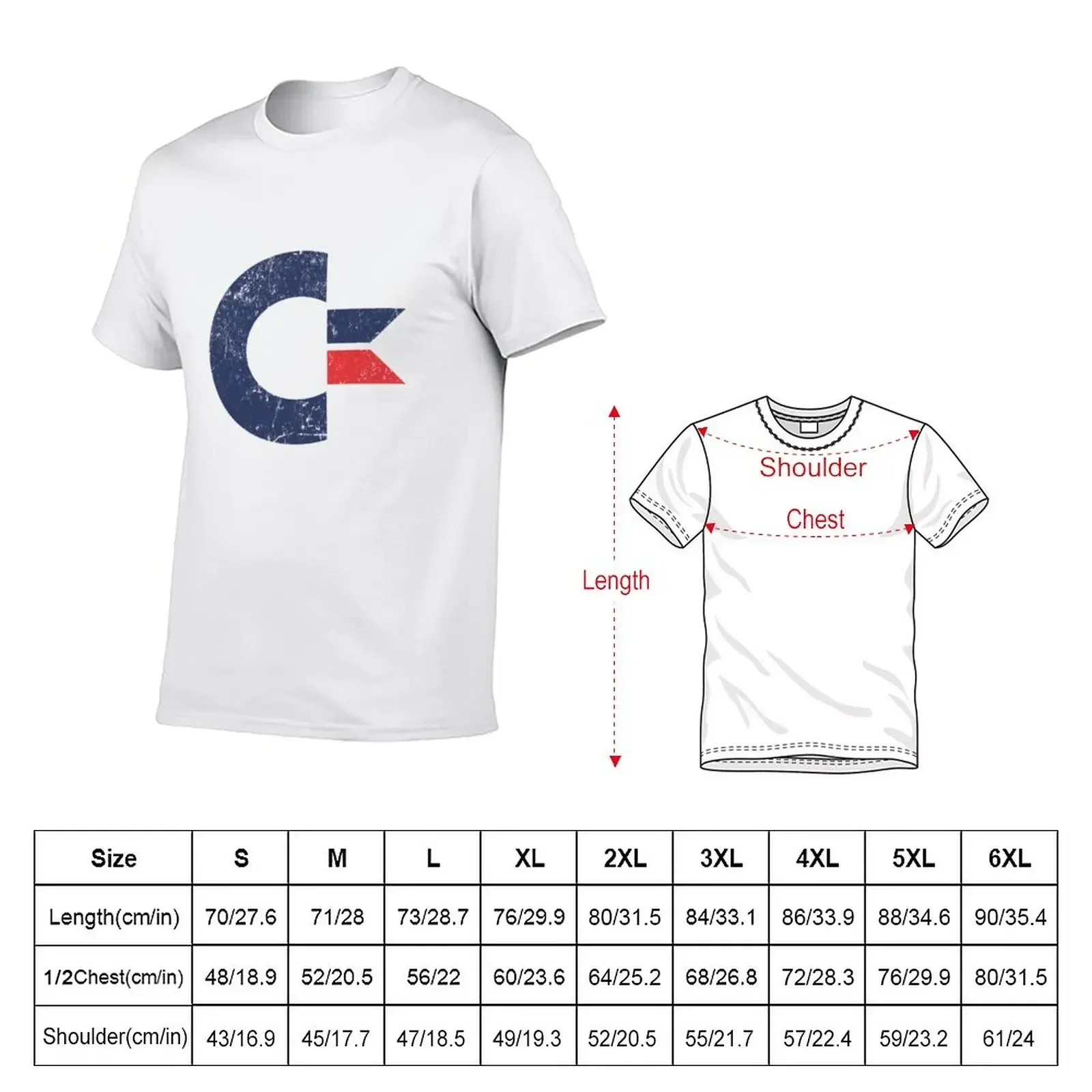 Commodore-Camiseta de anime internacional para hombre, camisa vintage, diseño de aduanas, ropa kawaii, moda