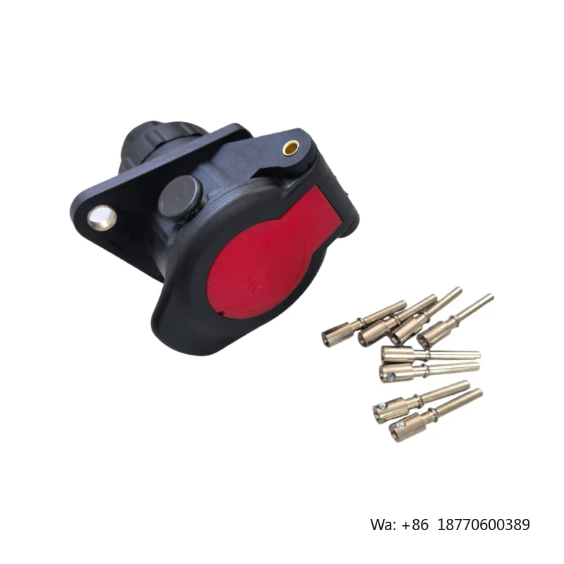 Heavy Duty Truck Trailer 15 Pin Waterproof Socket Male Connector for Boat Truck Rv
