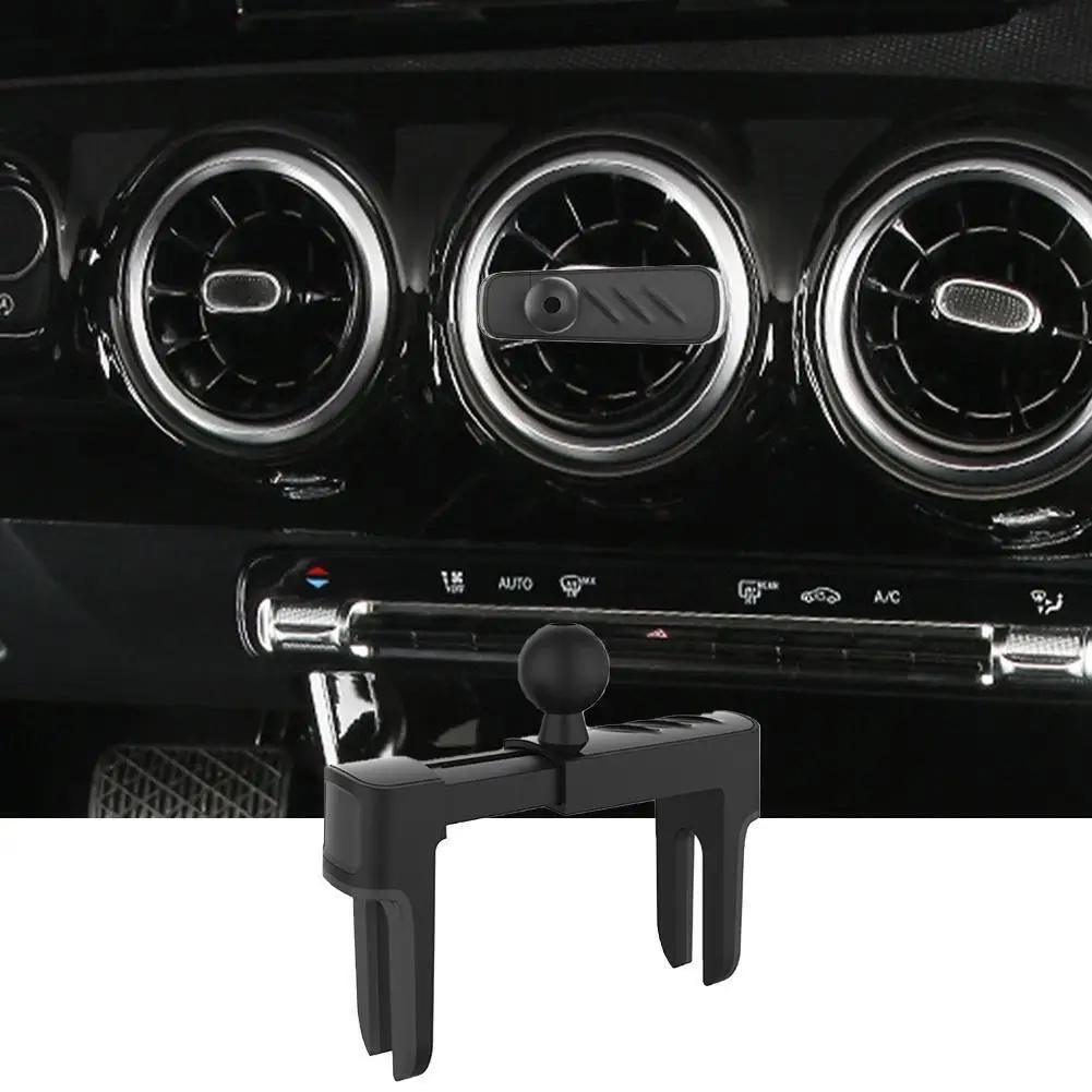 Universal Car Air Vent Clip Mount 17mm Ball Head for Car Round Air Outlet Cell Phone Holder GPS Bracket for Mercedes Benz